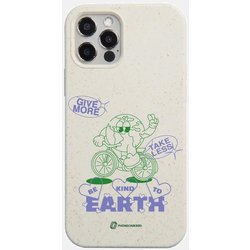 Pc3d Compostable Phone Case Earth On A Bicycle