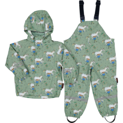 956675101101 GEGGAMOJA Pippi Longstocking Rain Set Fleece  Standard Small1x1