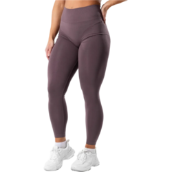 952123101101 RELODE Prime Scrunch Tights - Dusty Purple  Standard Small1x1
