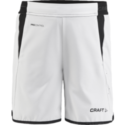 Pro Control Impact Shorts Jr - WHITE/BLACK Standard Small1x1