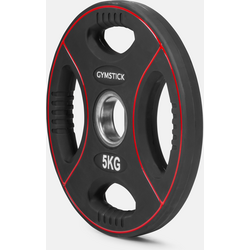 905712101101 GYMSTICK Pro Pu Weight Plate 5kg / Single  Standard Small1x1