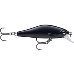 933832101101 RAPALA Rapala Shadow Rap Solid Shad 5cm - Matte Black Uv  Standard Small1x1