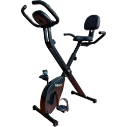 956953101101 REACT React Exercise Bike Foldable With Backrest  Standard Small1x1