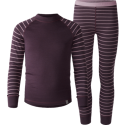 Saxby Merino Warm Set Kids - PLUM STRIPE Standard Small1x1