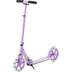 950811101101 NORTHIX Scooter Scooter Foldable Kick Scooter Height Adjustable City Scooter 100kg Load Capacity Purple  Standard Small1x1