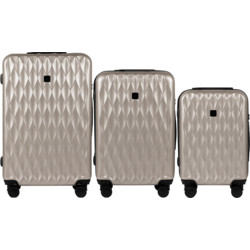 954559101101 WINGS Set Of 3 Suitcases Wings Pc Golden Eagle  Standard Small1x1