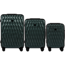 954559103101 WINGS Set Of 3 Suitcases Wings Pc Golden Eagle  Standard Small1x1