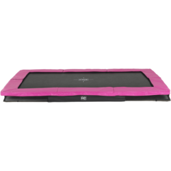 948611101101 EXIT Silhouette Nedgrävd Sport-studsmatta 244x366cm - Rosa  Standard Small1x1