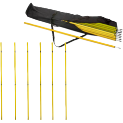 956997101101 PRO MATCH Slalomkäpp Med Markspik 170cm 6-pack Inklusive Förvaringsväska  Standard Small1x1