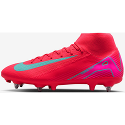 Soft-ground High-top Football Boot Mercurial Superfly 10 Academy - EMBER GLOW/AURORA GREEN Standard Small1x1