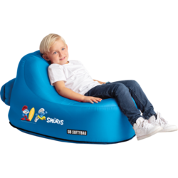 924272101101 SOFTYBAG Softybag Barn Smurfstol Blå  Standard Small1x1
