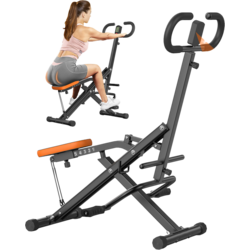 953777101101 HOMEFITNESSCODE Squat Maskin , Träningscykel Med Motståndsband – Ab Booster För Mage, Ben , Rumpa  Standard Small1x1