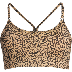 Strappy Sports Bra - BROWN SHAKE Standard Small1x1