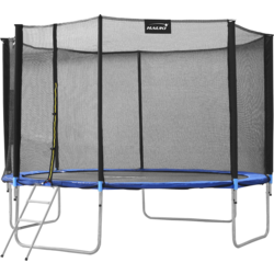 953137102101 HAUKI Studsmatta Ø427 Cm Med Skyddsnät, Stege Och Vadderade Stolpar Blå Upp Till 150 Kg Hauki  Standard Small1x1