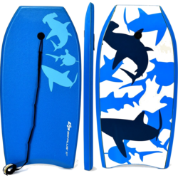 950873101101 NORTHIX Sup Board Children's Bodyboard Surfboard Surfboard Blue 104 X 52 X 6 Cm  Standard Small1x1