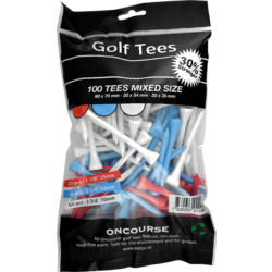 906679101101 ONCOURSE Tee 35mm/54mm/70mm- 100pcs  Standard Small1x1