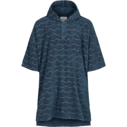 947084101101 EMMAMALENA Terry Poncho Wave Petrol Ls  Standard Small1x1