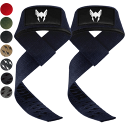 Thor Athletics Lifting Straps Extra Grip – Strength Training Accessories – Gym Training - BLUE Standard Small1x1