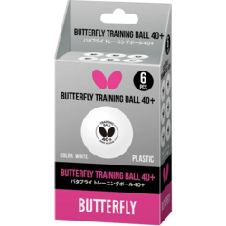 935271101101 BUTTERFLY Träningsboll 40+ 6-pack  Standard Small1x1