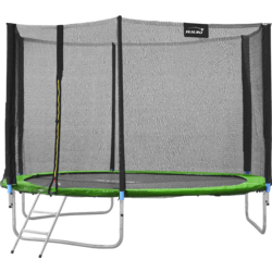 953137101101 HAUKI Trampolin Ø305 Cm Med Skyddsnät, Stege Och Vadderade Stolpar Grön Upp Till 150 Kg Hauki  Standard Small1x1