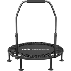 953775101101 HOMEFITNESSCODE Trampolin 102 Cm Med Justerbar Stång , Sugkoppsfötter – Säker Träning  Standard Small1x1