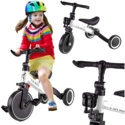 951544101101 B2X Trike Fix Mini Cross-country Tricycle 3in1 With Pedals White  Standard Small1x1