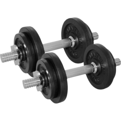 908552101101 TUNTURI Tunturi Hantelset 20 Kg Gjutjärn  Standard Small1x1