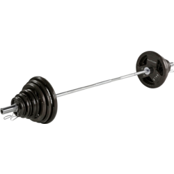908512101101 TUNTURI Tunturi Skivstångsset Med Tri-grip Viktskivor 140 Kg.  Standard Small1x1