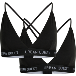 907315101101 URBAN QUEST Urban Quest The 2-pack Bamboo Triangle Bra 907315101101 URBAN QUEST Urban Quest The 2-pack Bamboo Triangle Bra Standard Small1x1