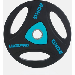 919108101101 LIVEPRO Urethane Training Plate 20kg 919108101101 LIVEPRO Urethane Training Plate 20kg Standard Small1x1