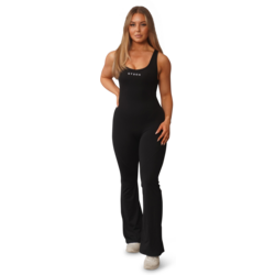 935755101102 GTECH Valiant Hollow Out Flared Jumpsuit  Standard Small1x1