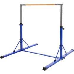 956637101101 HAUKI Vikbar Gymnastikribba, Blå, Gymnastikribba För Barn, Höjdjusterbar Horisontell Ribba  Standard Small1x1