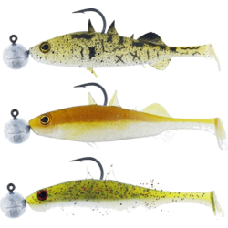 Westin Stanley The Stickleback Shadtail R 'n R 5,5cm #2/0 Clear Water Mix 10 3pcs