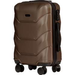 955544101101 WINGS Wings Peacock 3.0 20" Cabin Suitcase - Coffee  Standard Small1x1