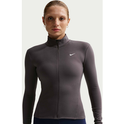 Women's Dri-fit Full-zip Jacket One Fitted - THUNDER GREY/WHITE Standard Small1x1