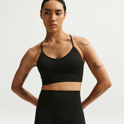 Women's Dri-fit High-waisted 12.5cm (approx.) Biker Shorts Pro Seamless - BLACK Standard Small1x1