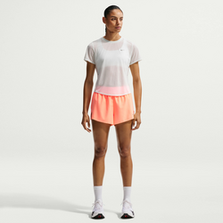 Women's Dri-fit Mid-rise 6.5cm (approx.) Brief-lined Running Shorts Swift Breathe - ORANGE PULSE/PHOTON DUST/WHITE Standard Small1x1