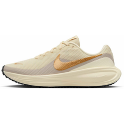 Women's Road Running Shoes Revolution 8 - LIGHT KHAKI/COCONUT MILK/OFF-NOIR/METALLIC GOLD Standard Small1x1