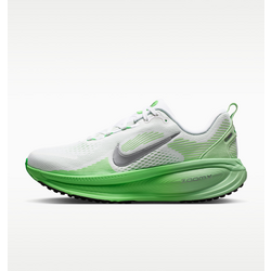 Women's Road Running Shoes Vomero 18 - WHITE/ILLUSION GREEN/COURT GREEN/METALLIC SILVER Standard Small1x1