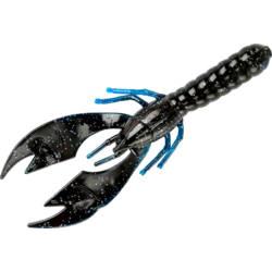 928243101101 YUM Yum Craw Papi 9cm Black Blue Shad 8pcs  Standard Small1x1