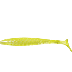 930690101101 YUM Yum Pulse 9cm Chartreuse Clear Shad 8pcs  Standard Small1x1