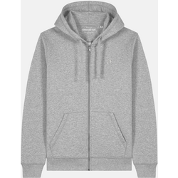 947832101101 HANG TEN Zip Organic Cotton Hoodie - Heather Grey  Standard Small1x1