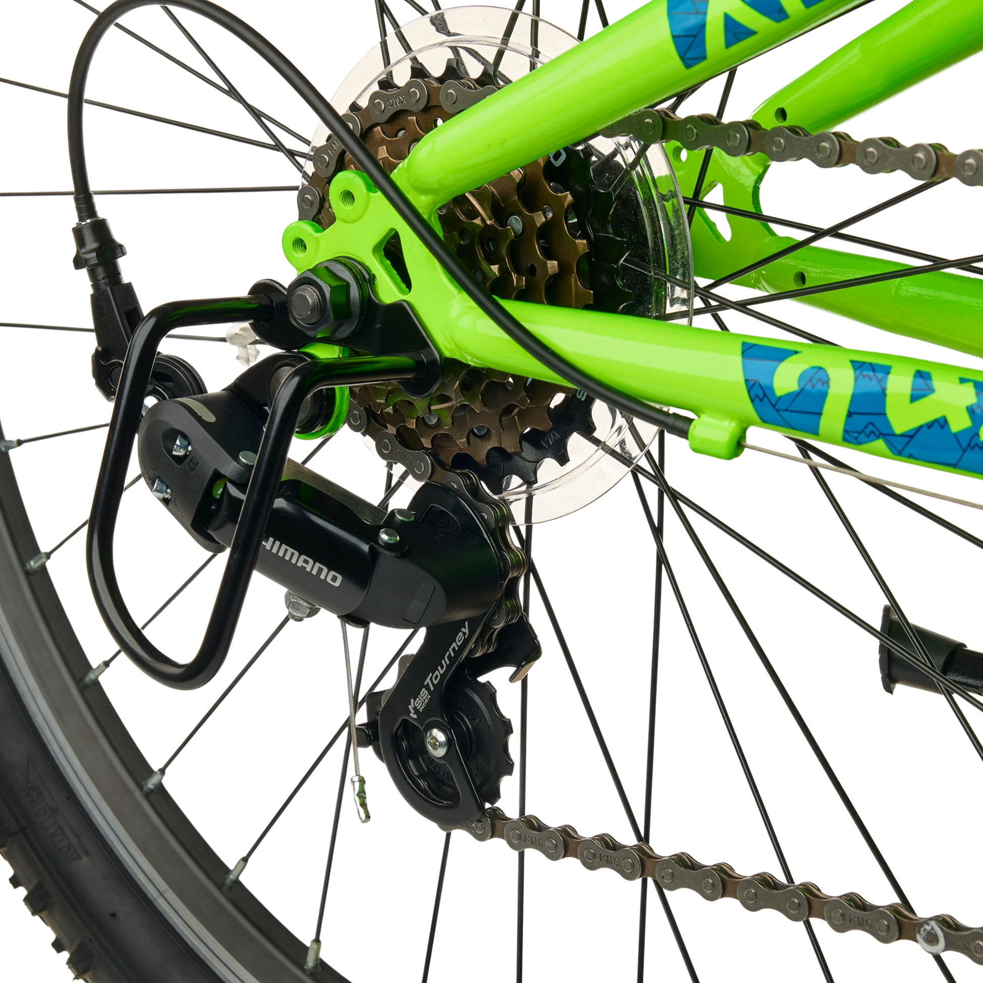 SCOOL, 'cool Xroc, 24" Neon Green/ocean