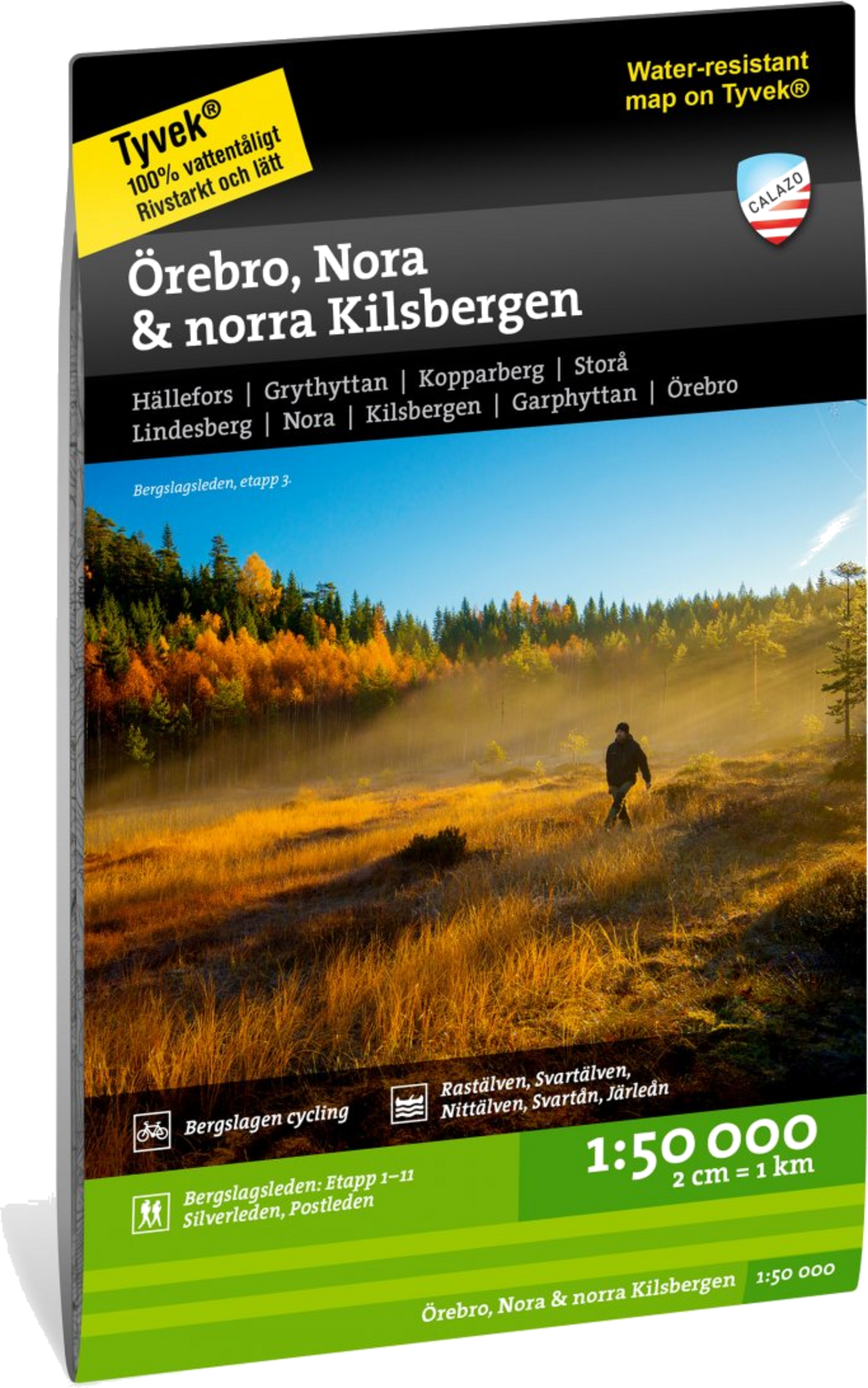 CALAZO, Örebro, Nora  Norra Kilsbergen 1:50.000
