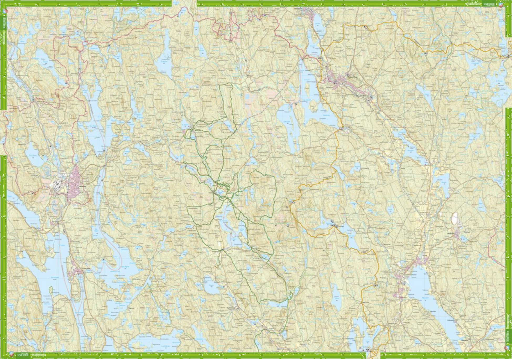 CALAZO, Örebro, Nora  Norra Kilsbergen 1:50.000