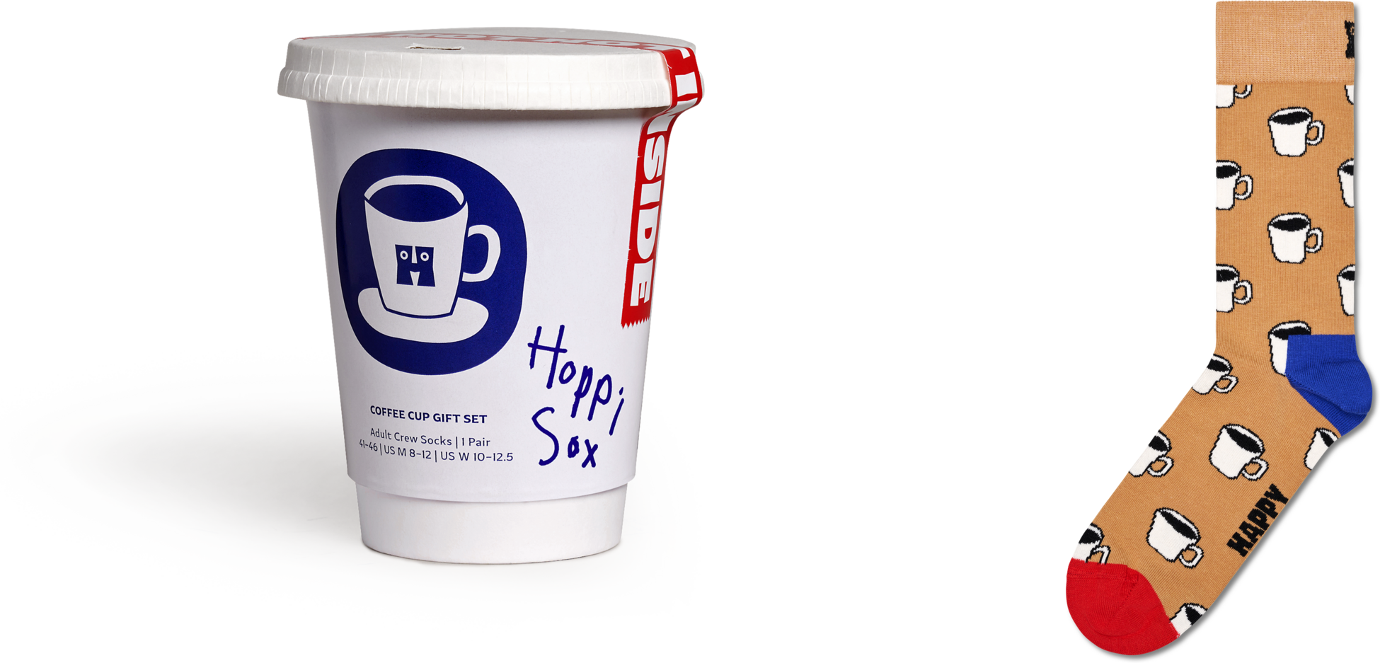 HAPPY SOCKS, 1-pack Coffee Cup Gift Set