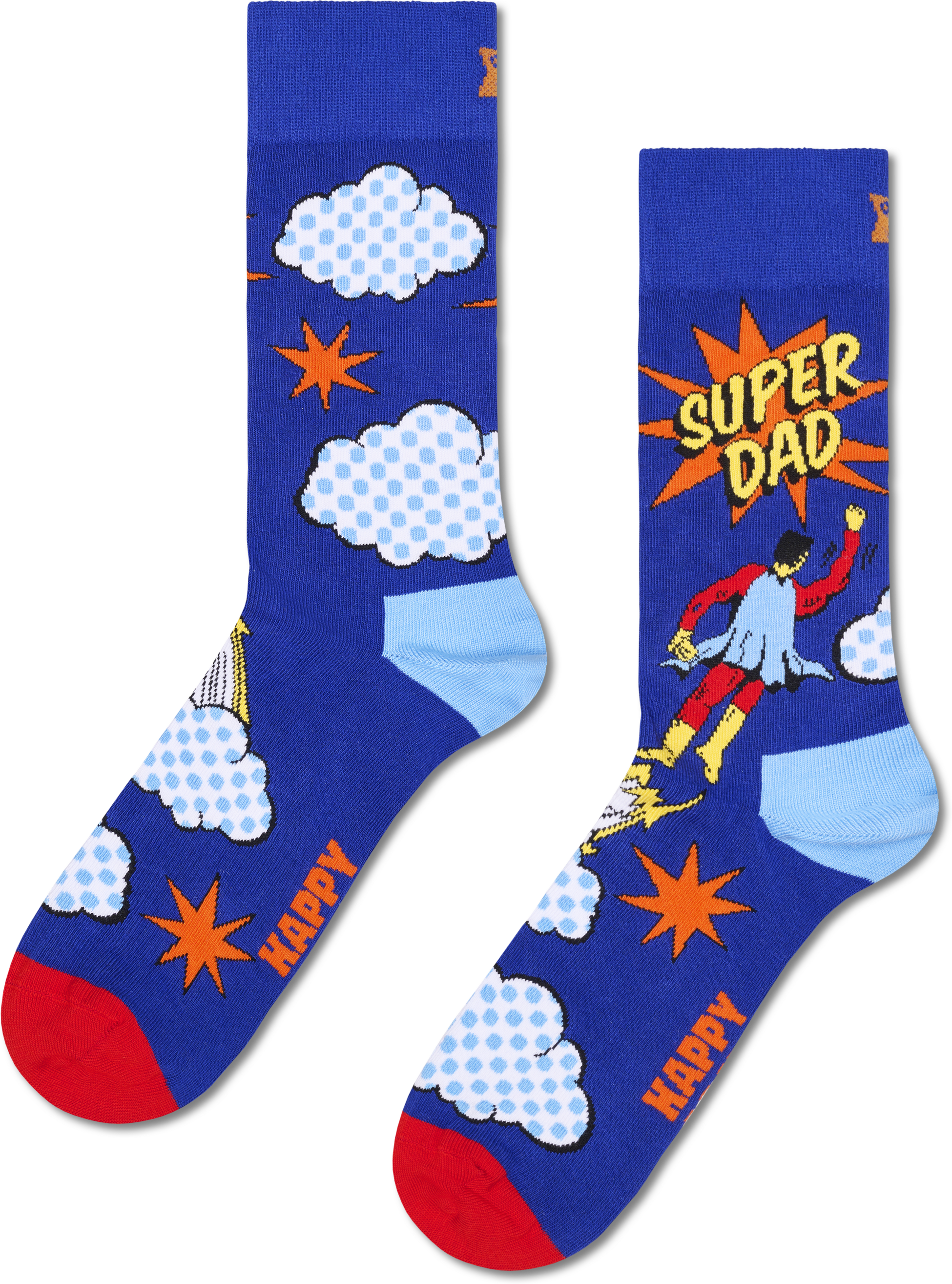 HAPPY SOCKS, 1-pack Flying Super Dad Sock Gift Set