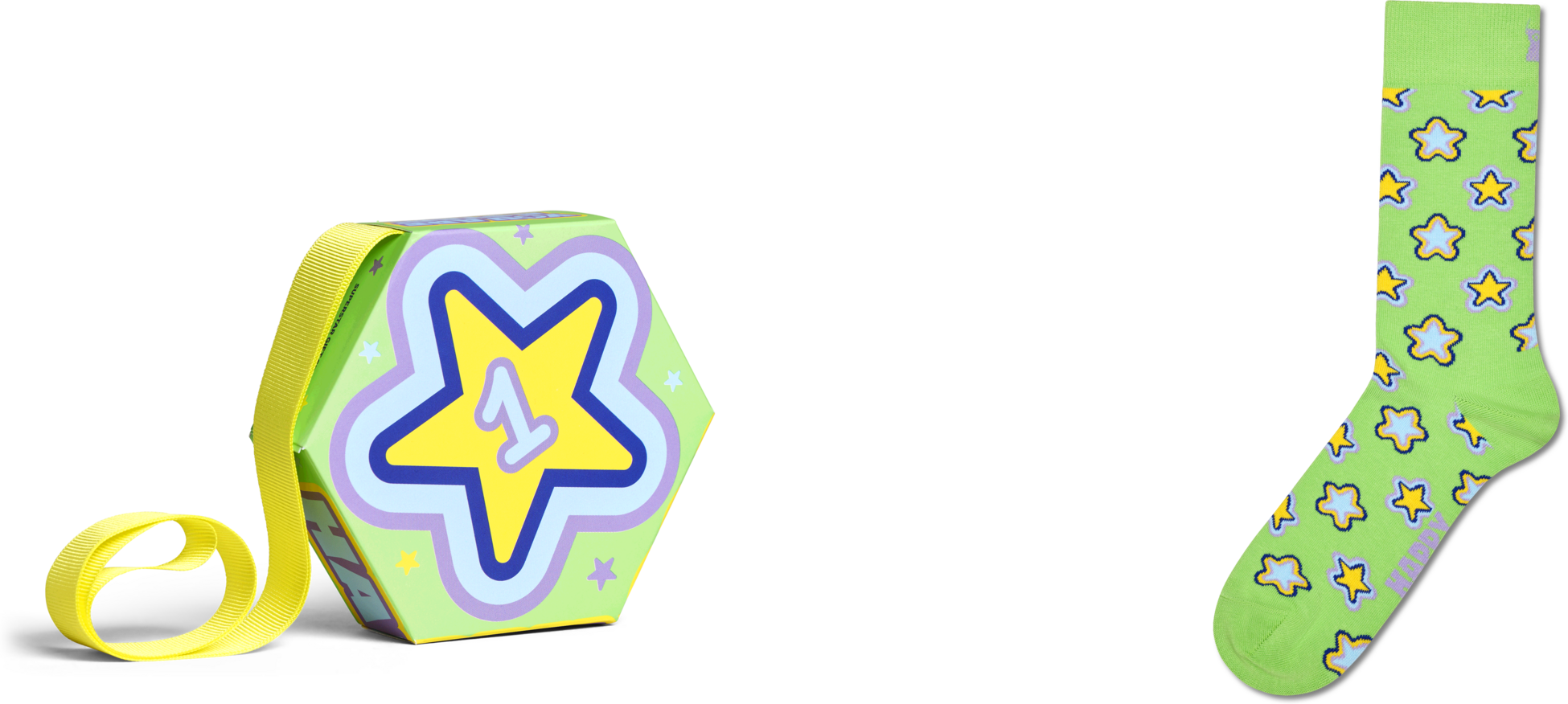 HAPPY SOCKS, 1-pack Superstar Sock Gift Set