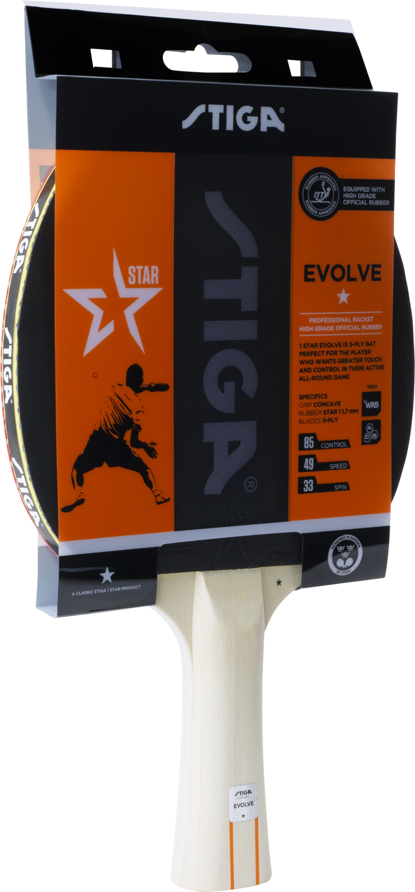 STIGA, 1-star Evolve