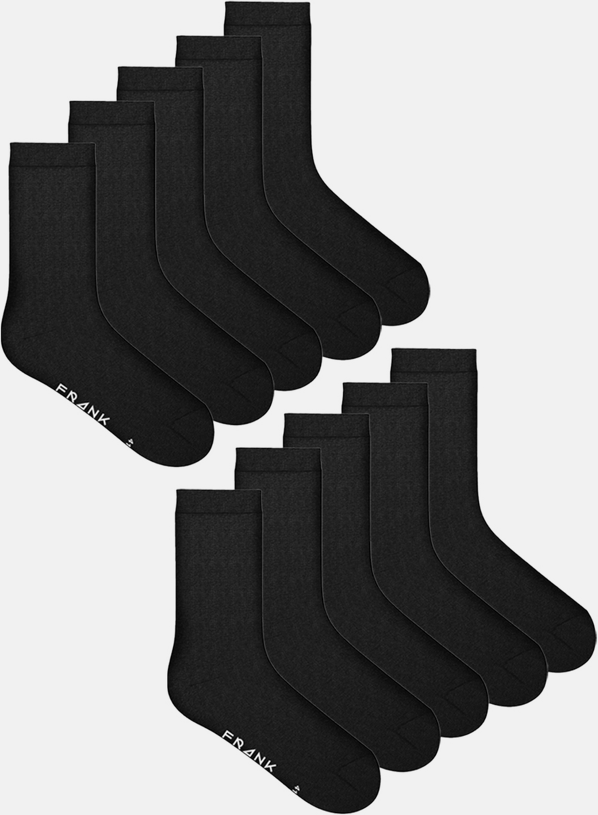 FRANK DANDY, 10-pack Organic Cotton Crew Socks